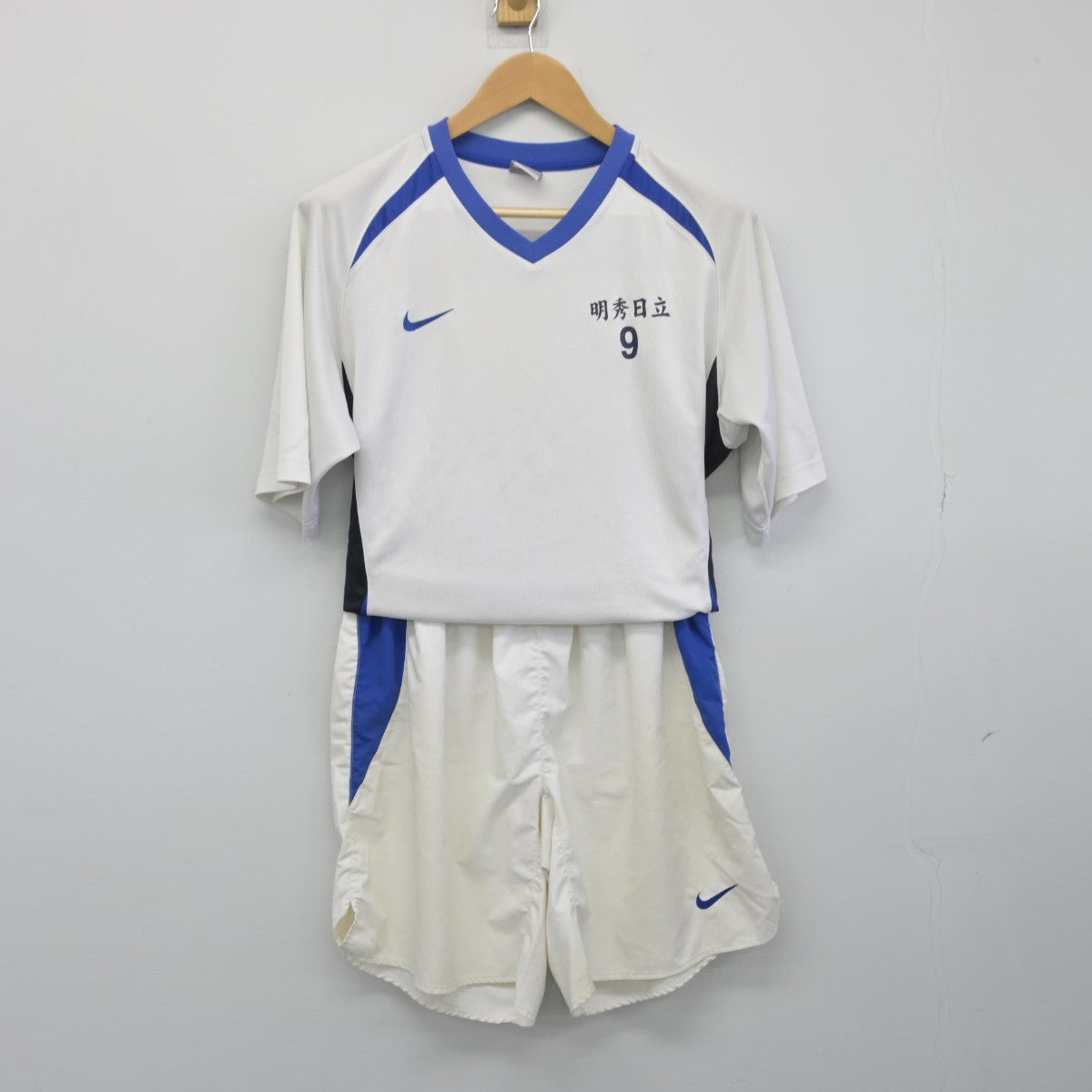 【中古】茨城県 明秀学園日立高等学校/サッカー部ユニフォーム 男子制服 2点（部活ユニフォーム 上・部活ユニフォーム 下）sf033799