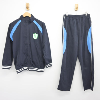 【中古】茨城県 鹿島学園高等学校 男子制服 2点（ジャージ 上・ジャージ 下）sf033804