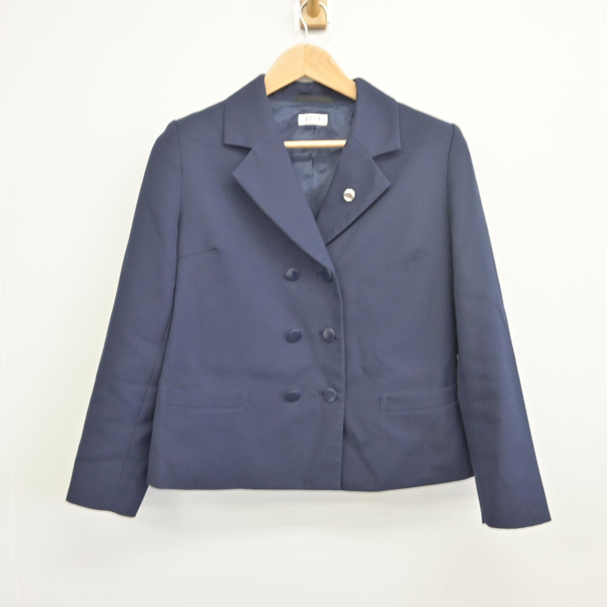 【中古】茨城県 水戸第二高等学校 女子制服 3点（ブレザー・ジャンパースカート）sf033805