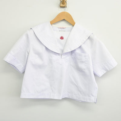 【中古】福岡県 新宮高等学校 女子制服 2点（セーラー服・スカート）sf033821