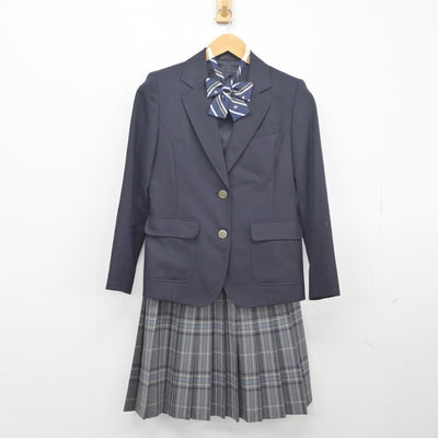 【中古】東京都 江東区立有明中学校 女子制服 4点（ブレザー・スカート）sf033844