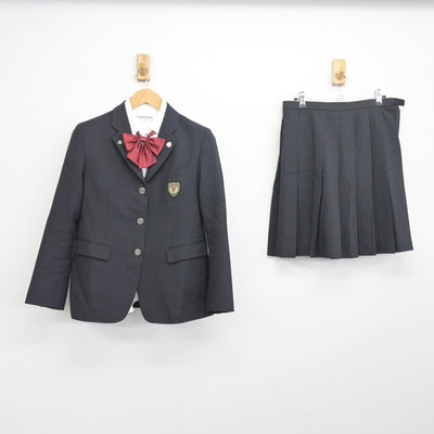 【中古】埼玉県 栄東高等学校 女子制服 7点（ブレザー・ベスト・シャツ・スカート）sf033874