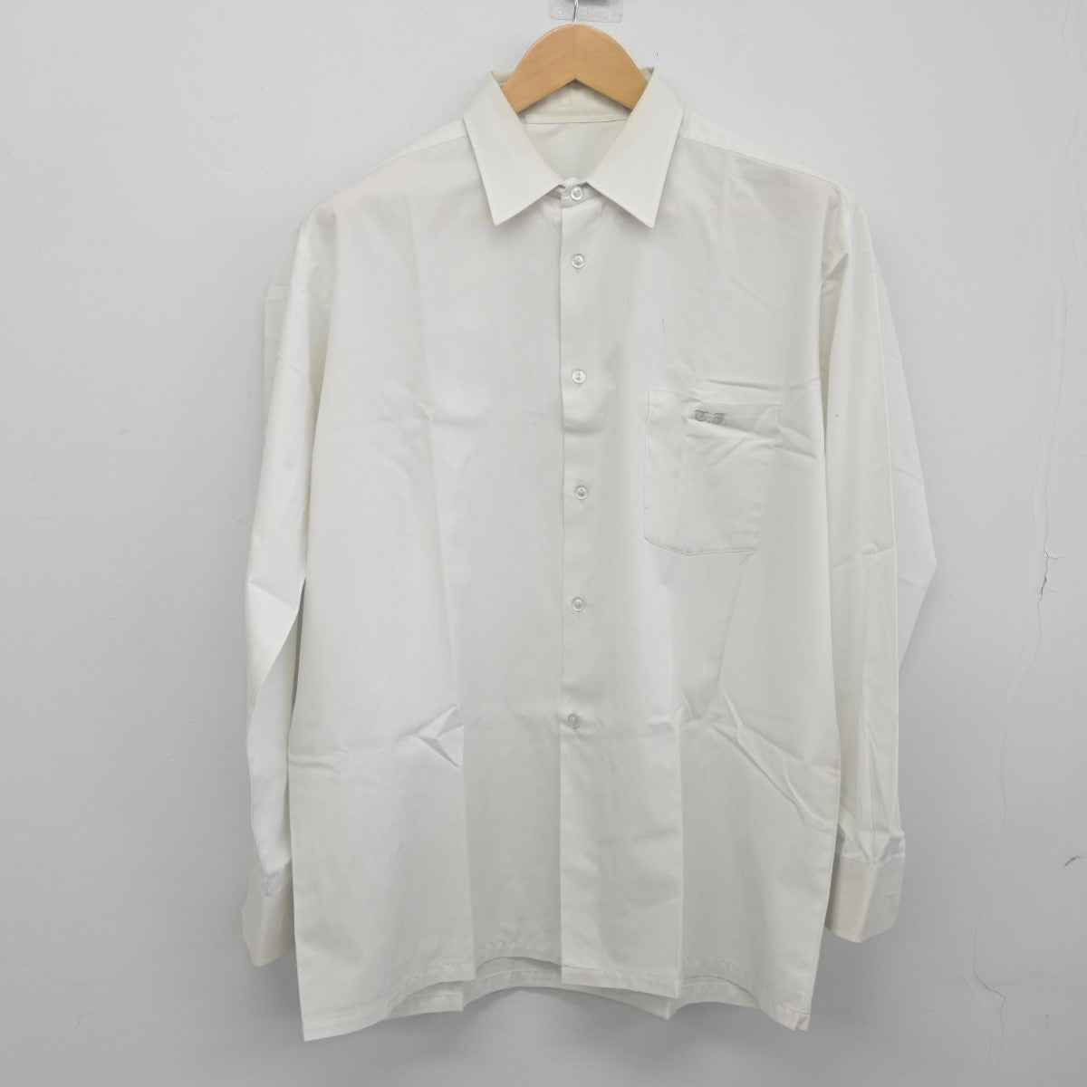 【中古】岐阜県 東濃実業高等学校 男子制服 2点（ニット・シャツ）sf033880