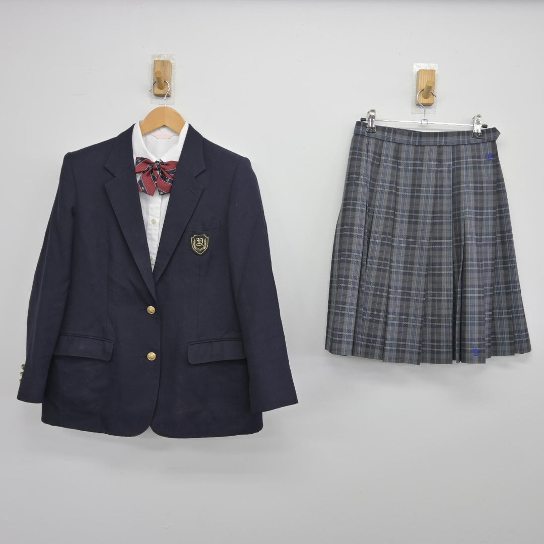 【中古】岐阜県 八百津高等学校 女子制服 5点（ブレザー・ニット・シャツ・スカート）sf033882 | 中古制服通販パレイド