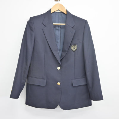 【中古】岐阜県 八百津高等学校 女子制服 2点（ブレザー・シャツ）sf033883