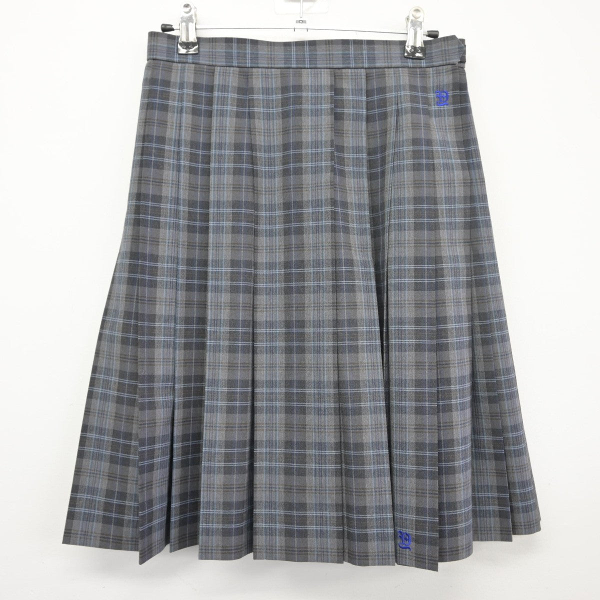 【中古】岐阜県 八百津高等学校 女子制服 3点（ニットベスト・シャツ・スカート）sf033884