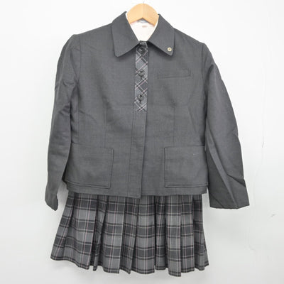 【中古】東京都 東洋女子高等学校 女子制服 5点（ブレザー・ニット・シャツ・スカート）sf033903