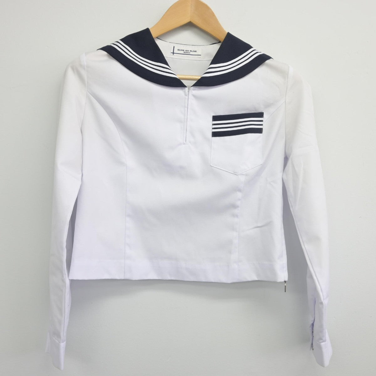 【中古】北海道 札幌北高等学校 女子制服 3点（セーラー服・セーラー服・スカート）sf033907