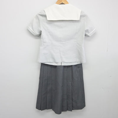 【中古】福岡県 九州国際大学付属高等学校 女子制服 3点（セーラー服・スカート）sf033922