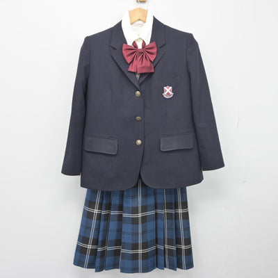 【中古】大阪府 桃山学院高等学校 女子制服 5点（ブレザー・シャツ・スカート）sf033929