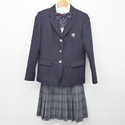 【中古】埼玉県 武南高等学校 女子制服 5点（ブレザー・シャツ・スカート）sf033934