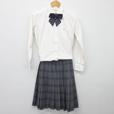 【中古】埼玉県 武南高等学校 女子制服 5点（ブレザー・シャツ・スカート）sf033934