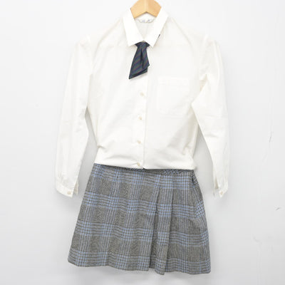 【中古】神奈川県 山手学院高等学校 女子制服 4点（ブレザー・シャツ・スカート）sf033945