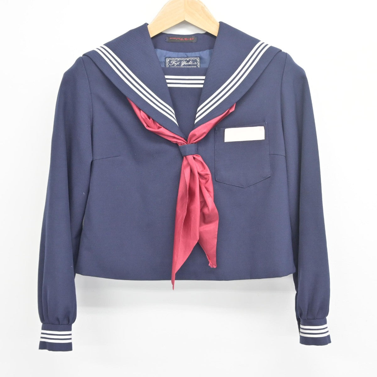 【中古】鳥取県 中ノ郷中学校 女子制服 4点（セーラー服・スカート）sf033948