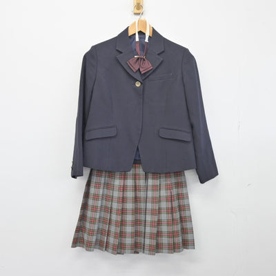 【中古】埼玉県 淑徳与野中学校 女子制服 3点（ブレザー・スカート）sf033955