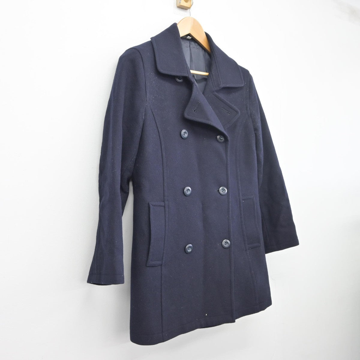 【中古】埼玉県 淑徳与野高等学校 女子制服 1点（コート）sf033957