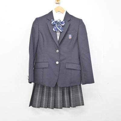 【中古】岐阜県 岐阜第一高等学校 女子制服 6点（ブレザー・シャツ・スカート）sf033963