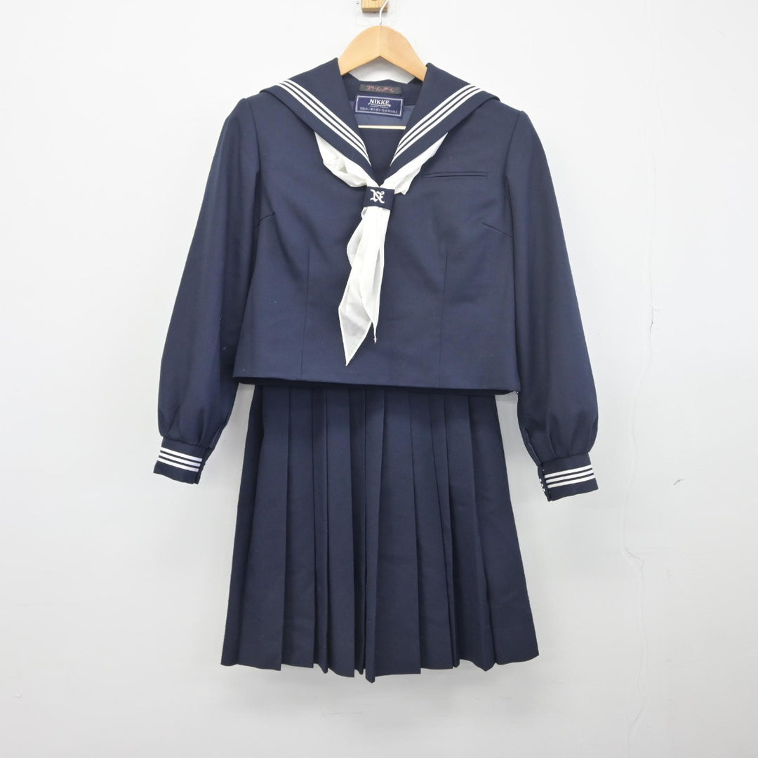 【中古】埼玉県 大宮西中学校 女子制服 3点（セーラー服・スカート）sf033972 | 中古制服通販パレイド