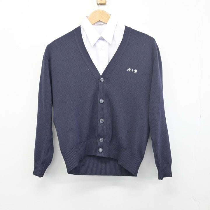 【中古】熊本県 済々黌高等学校 女子制服 2点（ニット・シャツ）sf033975 | 中古制服通販パレイド