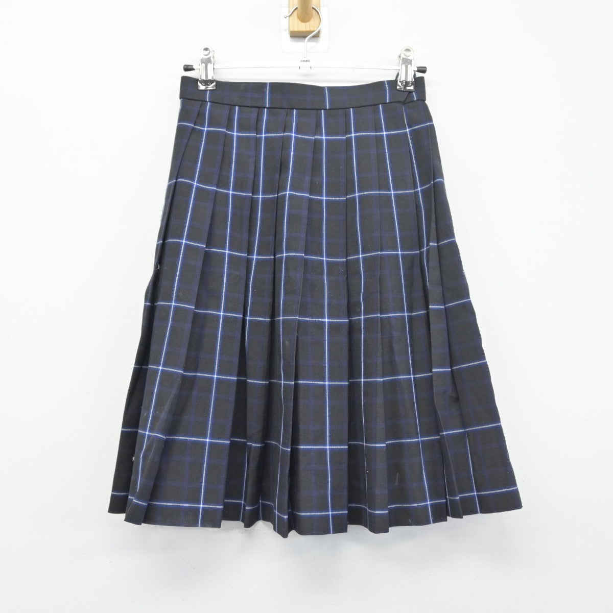 【中古】茨城県 水戸葵陵高等学校 女子制服 3点（ニットベスト・シャツ・スカート）sf033985