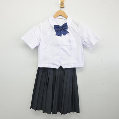 【中古】和歌山県 向陽高等学校 女子制服 4点（セーラー服・セーラー服・スカート）sf034006