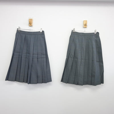 【中古】千葉県 柏井高等学校 女子制服 2点（スカート・スカート）sf034009