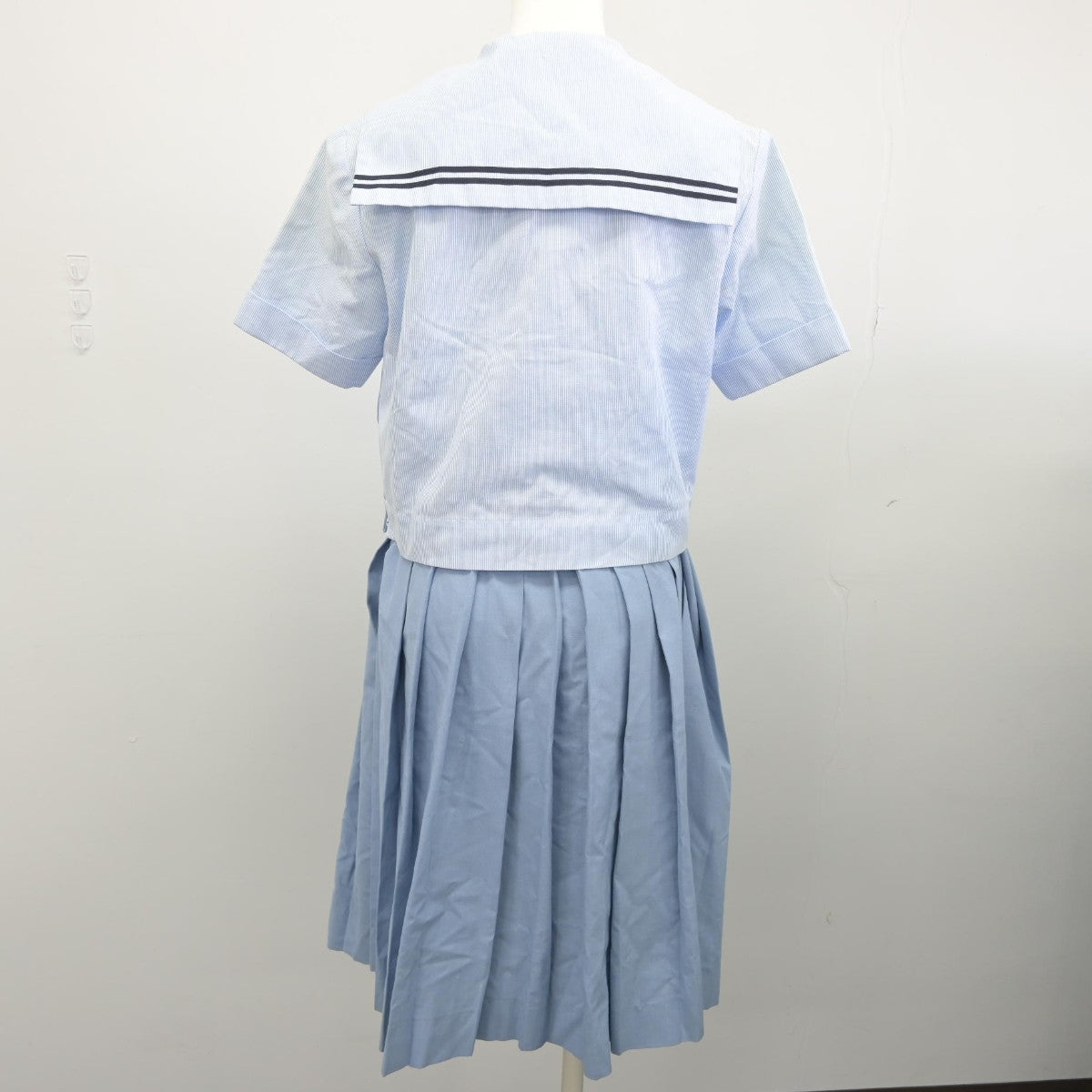 【中古】熊本県 八代工業高等学校 女子制服 4点（セーラー服・スカート）sf034016