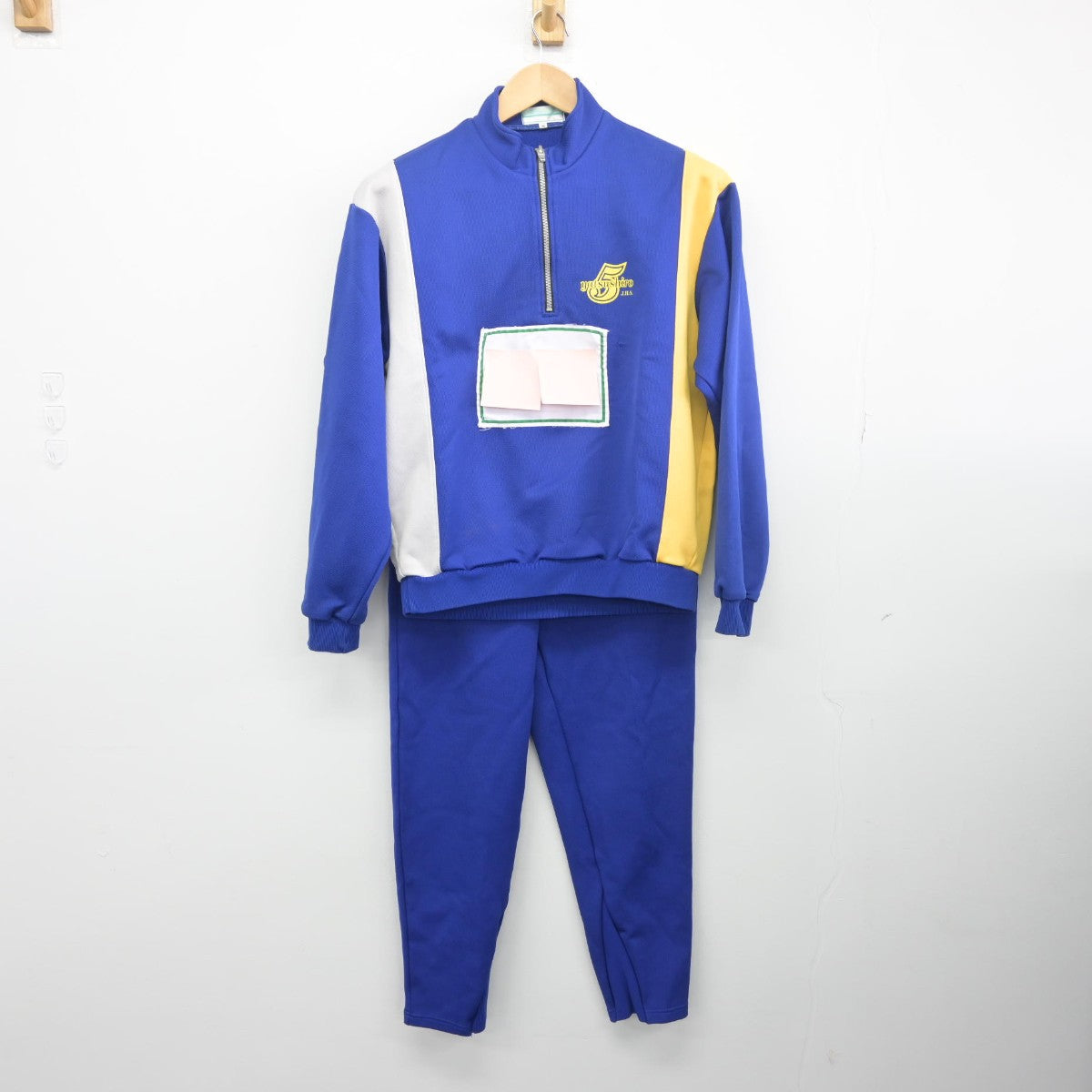 【中古】熊本県 八代市立第五中学校 女子制服 2点（ジャージ 上・ジャージ 下）sf034031