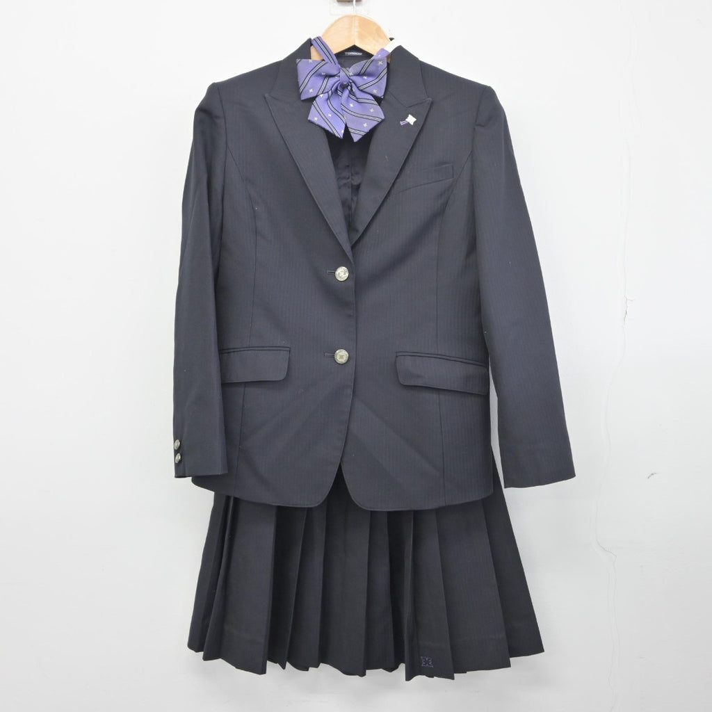 【中古】宮城県 仙台東高等学校 女子制服 5点（ブレザー・スカート）sf034033