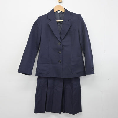 【中古】大阪府 寝屋川高等学校 女子制服 3点（ブレザー・スカート）sf034036