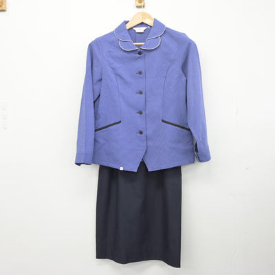 【中古】 事務服 女子制服 2点（シャツ・スカート）sf034040