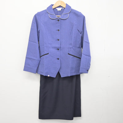 【中古】 事務服 女子制服 2点（シャツ・スカート）sf034041