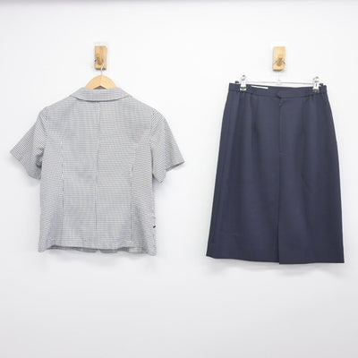 【中古】 事務服 女子制服 3点（シャツ・スカート）sf034043