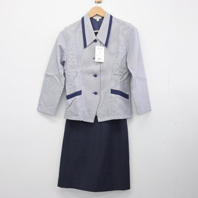 【中古】 事務服 女子制服 2点（シャツ・スカート）sf034046