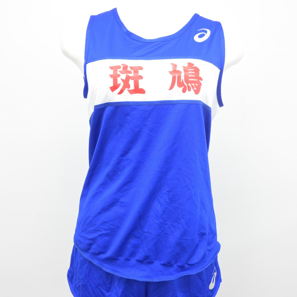 【中古】奈良県 斑鳩中学校/陸上部ユニフォーム 女子制服 2点（部活ユニフォーム 上・部活ユニフォーム 下）sf034073