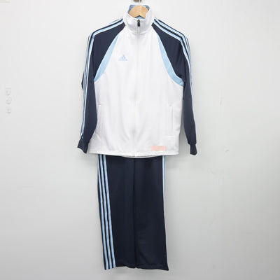 【中古】東京都 武蔵野大学高等学校 女子制服 2点（ジャージ 上・ジャージ 下）sf034097