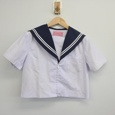 【中古】愛知県 名古屋市立桜丘中学校 女子制服 2点（セーラー服）sf034140