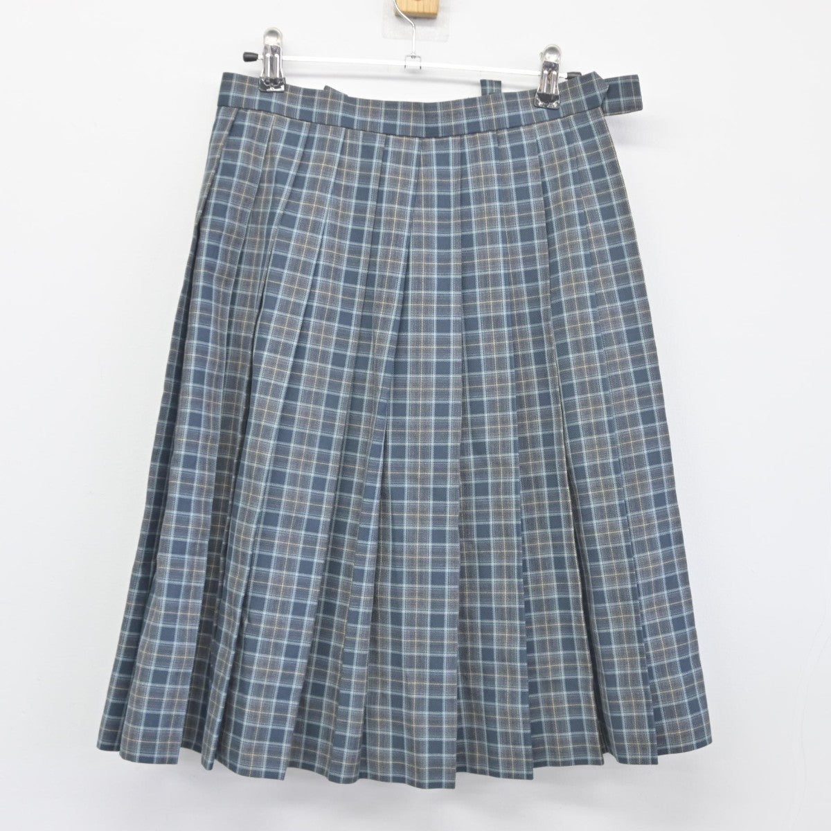 【中古】熊本県 大津北中学校 女子制服 3点（ブレザー・ニット・スカート）sf034149