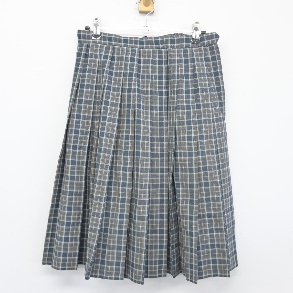 【中古】熊本県 大津北中学校 女子制服 2点（シャツ・スカート）sf034150