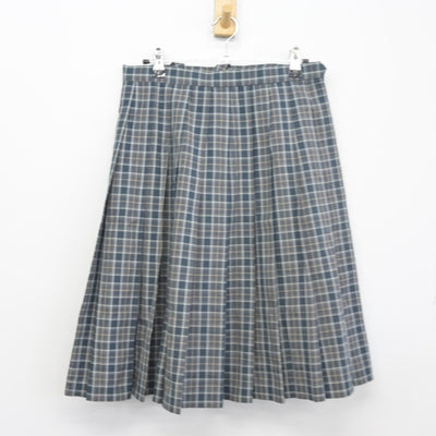 【中古】熊本県 大津北中学校 女子制服 2点（シャツ・スカート）sf034152