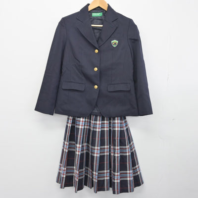 【中古】大阪府 四條畷学園中学校 女子制服 4点（ブレザー・スカート）sf034180