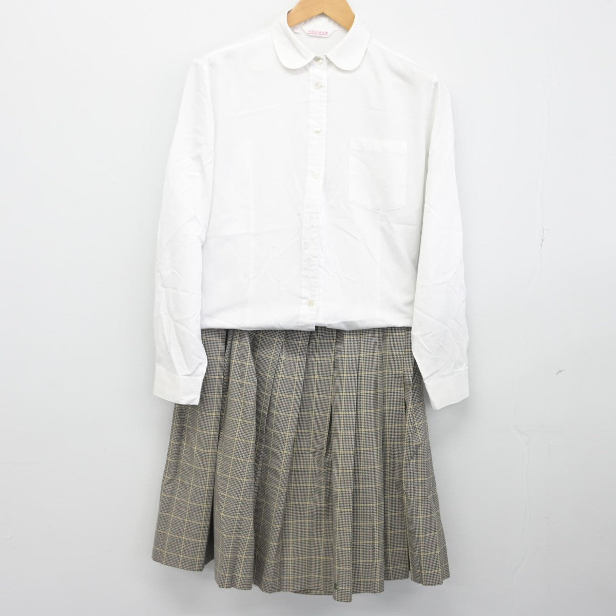 【中古】新潟県 中越高等学校 女子制服 4点（ブレザー・ニット・シャツ・スカート）sf034191