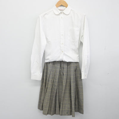 【中古】新潟県 中越高等学校 女子制服 3点（ブレザー・シャツ・スカート）sf034192