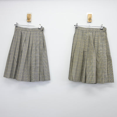 【中古】新潟県 中越高等学校 女子制服 3点（シャツ・スカート）sf034198