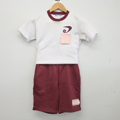 【中古】新潟県 新潟大学附属長岡小学校 女子制服 2点（体操服 上・体操服 下）sf034204