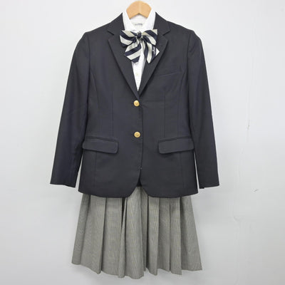 【中古】東京都 城西大学付属城西中学校 女子制服 4点（ブレザー・シャツ・スカート）sf034217