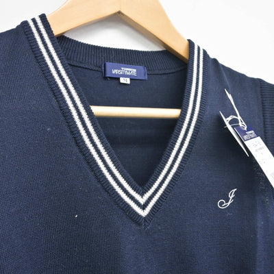 【中古】東京都 城西大学付属城西高等学校 女子制服 2点（ニットベスト・スカート）sf034219