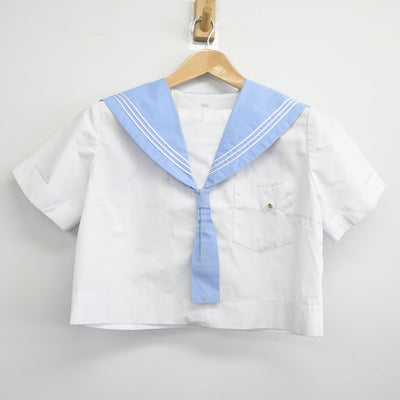 【中古】大阪府 河南町立中学校 女子制服 3点（セーラー服・スカート）sf034263