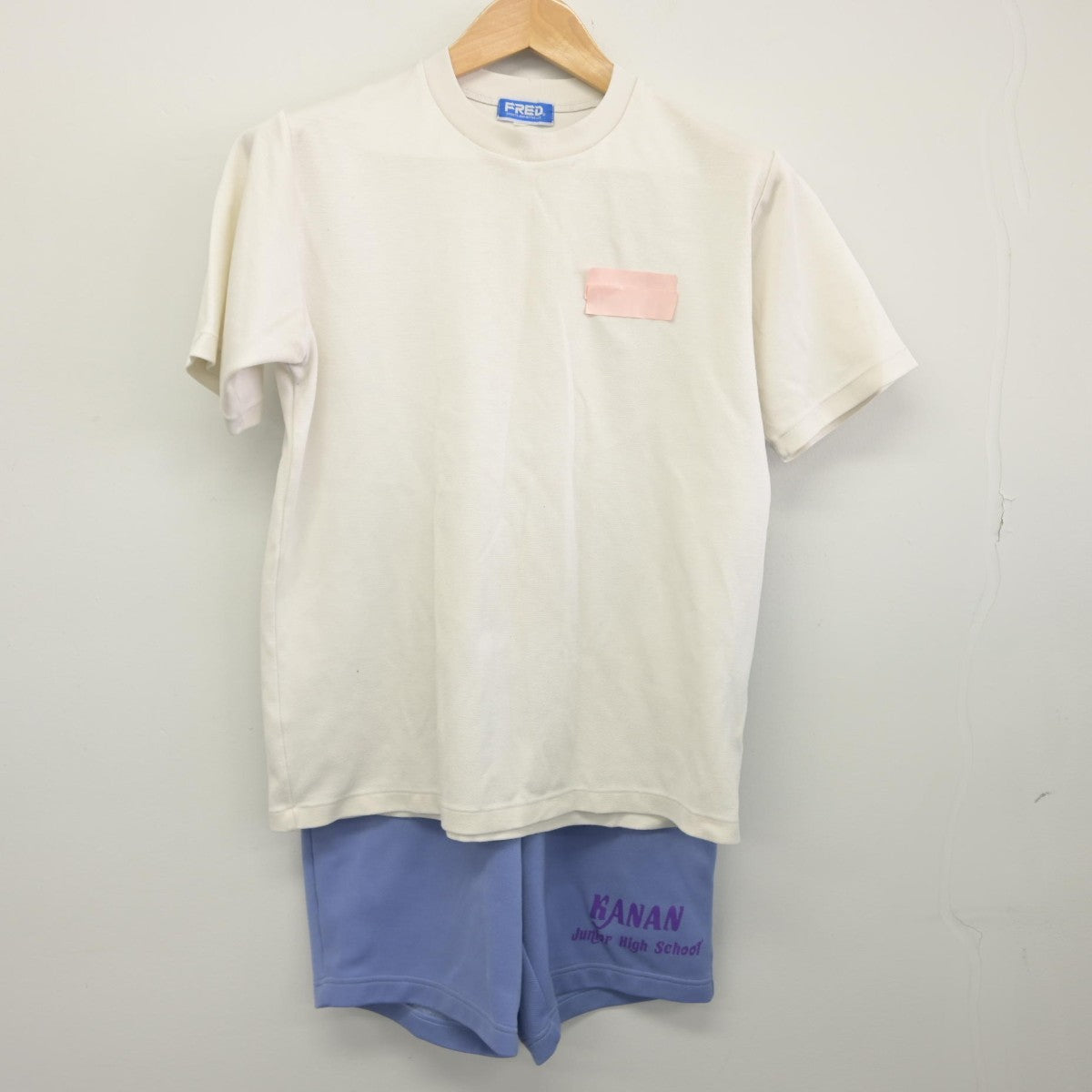 【中古】大阪府 河南町立中学校 女子制服 4点（ジャージ 上・体操服 上・ジャージ 下・体操服 下）sf034265