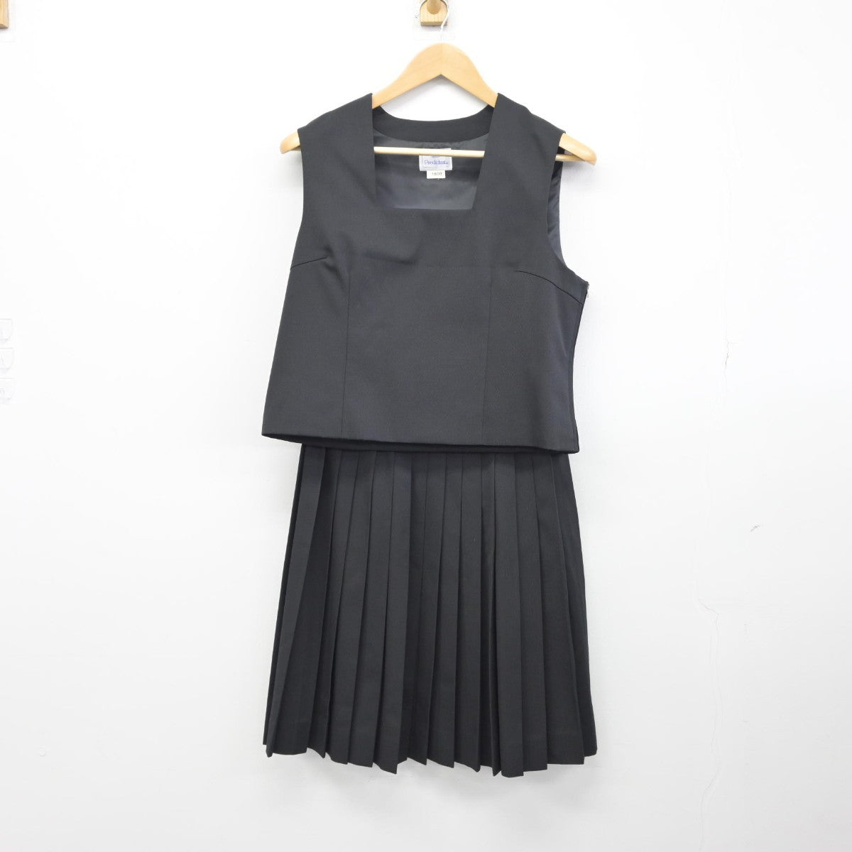 【中古】香川県 高松第一高等学校 女子制服 2点（ベスト・スカート）sf034275